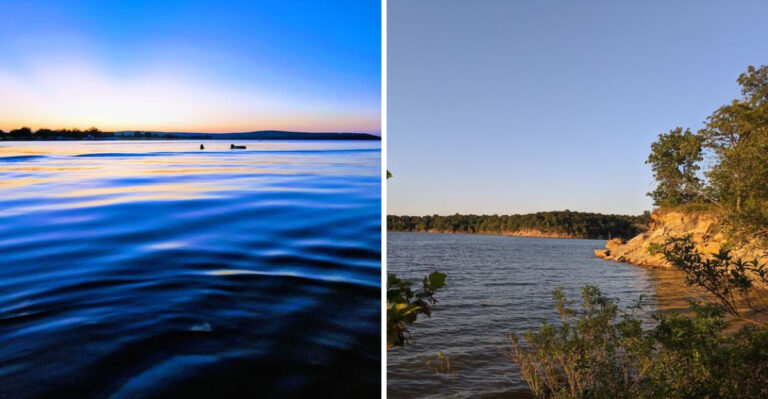 Oklahoma Has A Crystal-Clear Mineral Beach So Beautiful It Looks Caribbean And Most People Drive Past It Every Day