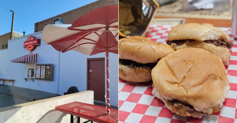 People Drive Across Kansas For The Onion-Fried Burger At This Tiny Diner
