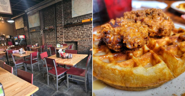 The Best Chicken And Waffles In Iowa Might Be Hiding Inside This Unassuming Des Moines Restaurant