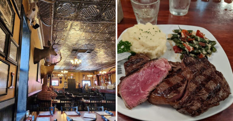 The Best Ribeye In Wyoming Comes From A Family-Run Steakhouse Operating Out Of One Of The State’s Oldest Buildings