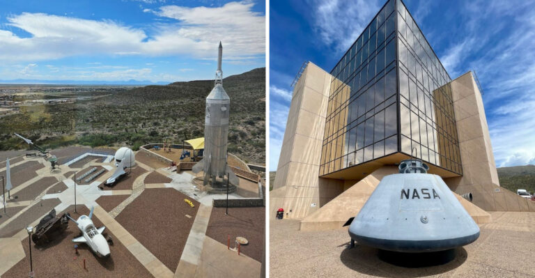 The Outdoor Rocket Garden At This Underrated Museum In New Mexico Will Stun You