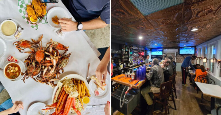The Virginia Crab House Where The Steamed Blues Are So Good Nobody Minds How Much Work They Take To Eat