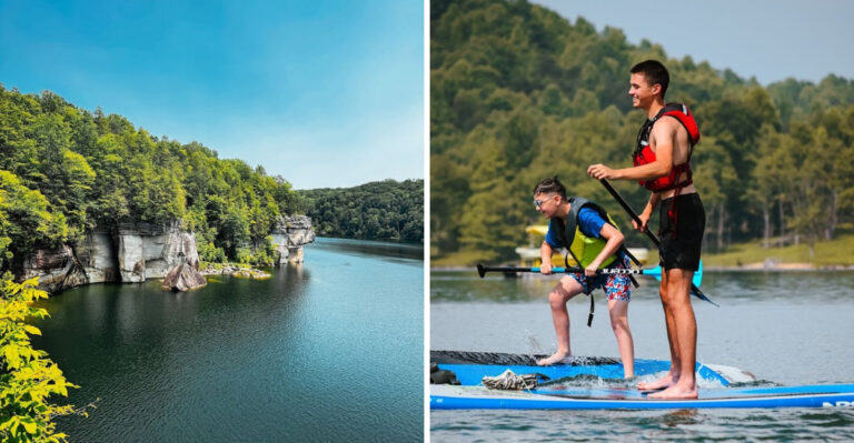 The West Virginia Lake With Sixty Miles Of Shoreline And Water So Remarkably Clear It Earned The Little Bahamas Nickname