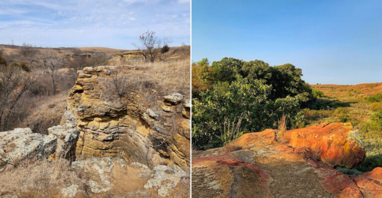 These Kansas Canyons Feel Like A Completely Different State’s Secret Rugged Landscape