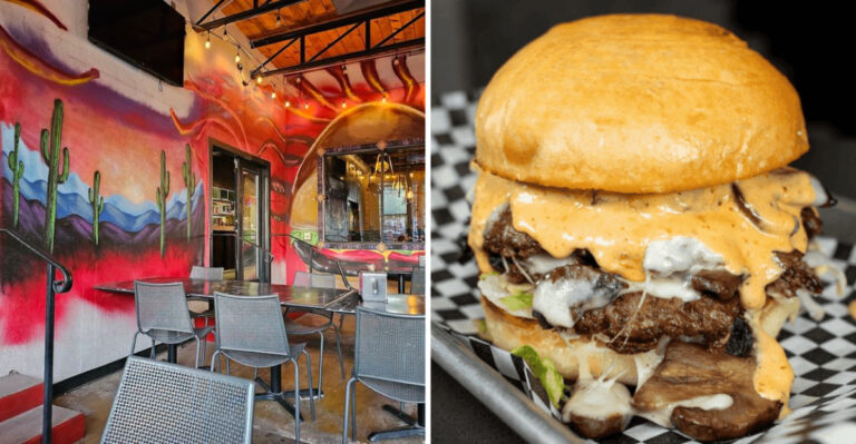 This Arizona Burger Counter Stacks Burgers So Tall The Bun Starts Looking Nervous