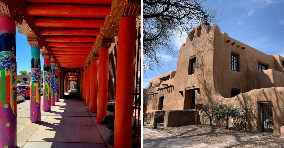 This Historic Plaza In New Mexico Is A Dream For Art Lovers
