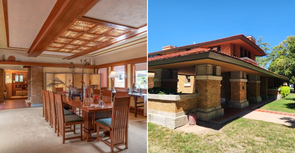 This Kansas House May Look Simple, But It's Frank Lloyd Wright's