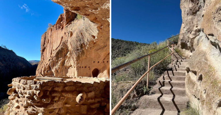 This Ladder Hike In New Mexico Leads To Ancient Cliff Villages