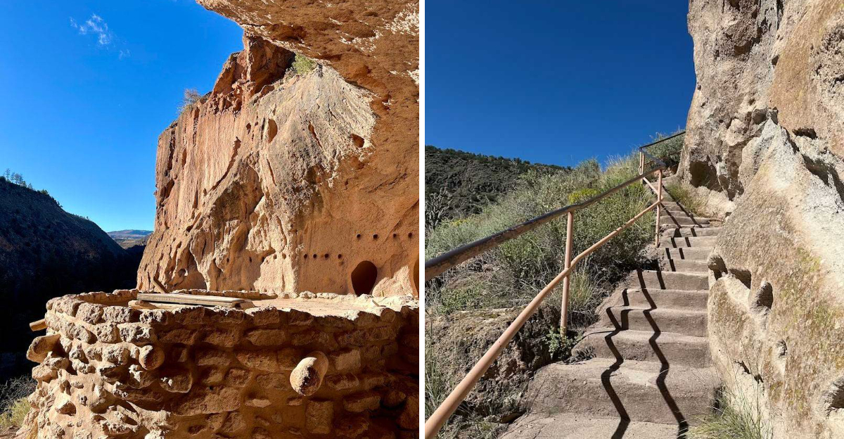 This Ladder Hike In New Mexico Leads To Ancient Cliff Villages