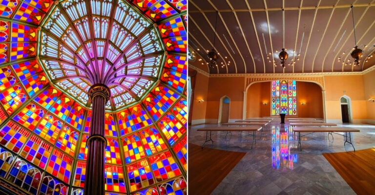 This Louisiana Castle Looks Like Something Built From Sunlight And Stained Glass