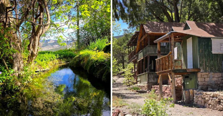 This Lush New Mexico Oasis Is Filled With The Haunting Remnants Of A Bygone Era