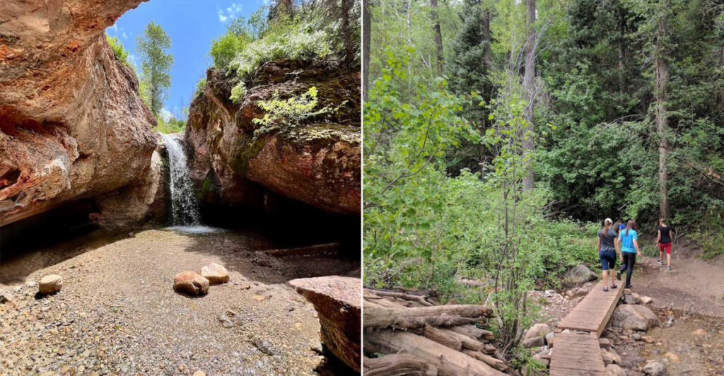 This Lush Utah Waterfall Hike Feels Like A Mountain Fairytale Come To Life