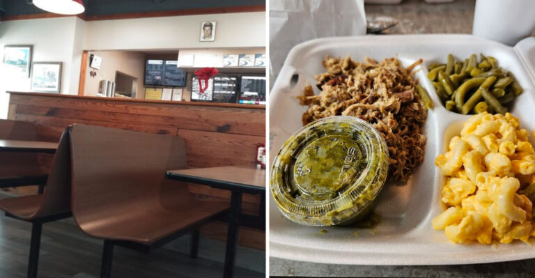 This North Carolina Barbecue Plate Looks Simple Until The Pulled Pork Starts Talking