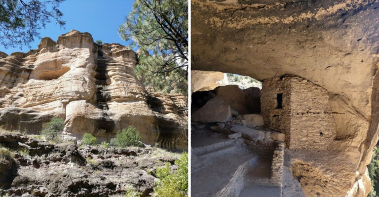 This One-Mile Hike Reveals Ancient Cliff Dwellings In New Mexico