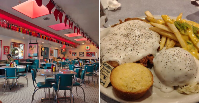 This Retro Diner In New Mexico Will Serve You The Best Chicken Fried Steak Of Your Life