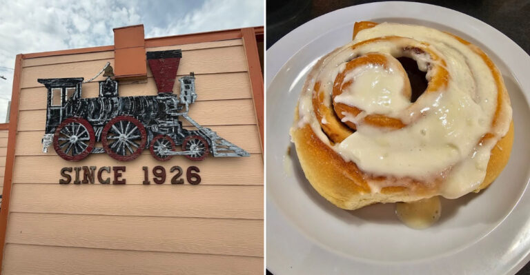 This Wyoming Diner Serves Cinnamon Rolls That Make Regular Pastries Look Like Tiny Snacks