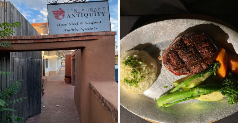 We Found The Most Romantic Candlelit Dinner Hidden Inside A Historic New Mexico Adobe