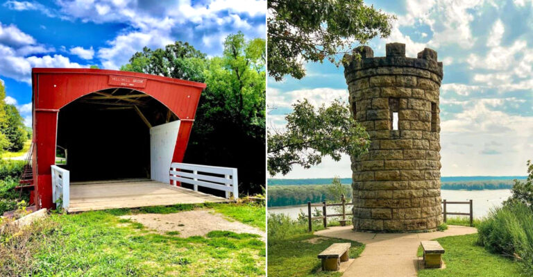 13 Iowa Scenic Byway Stops Where Summer Road Trips Come With Bluffs, Bridges, And River Views