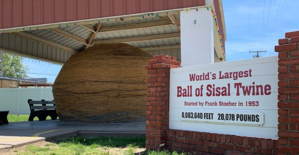 A Quirky Kansas Attraction That Has Grown Bigger With Every Piece Of String Since 1953