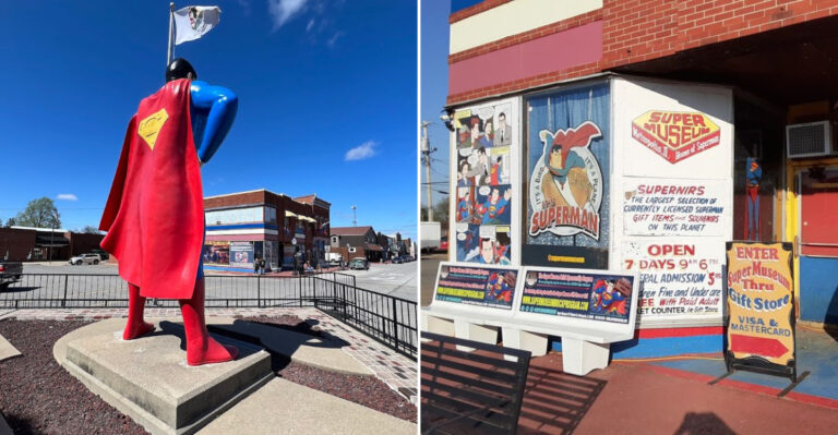 Is It A Bird? Is It A Plane? It’s A Giant Superman Statue In An Illinois Town