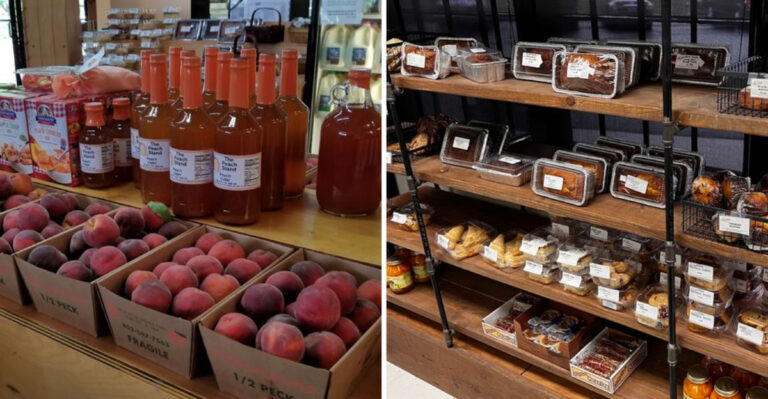 South Carolina Shoppers Line Up Early For This Short-Season Peach Stand