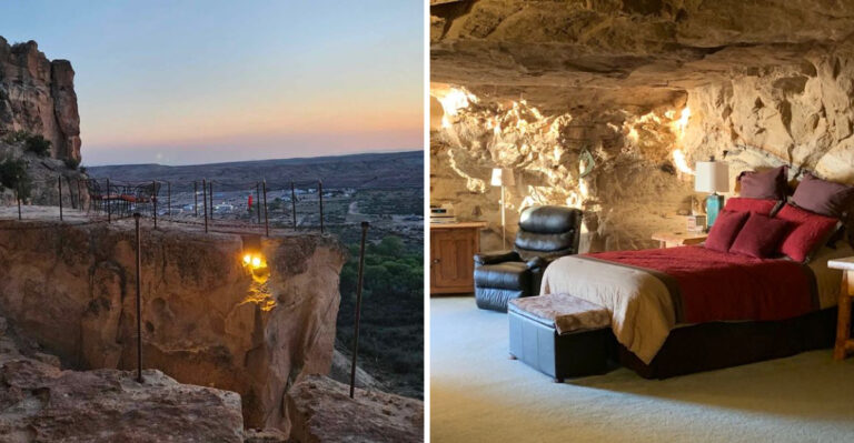 Spend The Night In A Secret Cave Retreat Carved Into A New Mexico Cliff