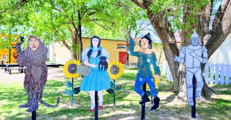 Step Inside This Kansas Attraction Where A Farmhouse Door Opens Into The Land Of Oz