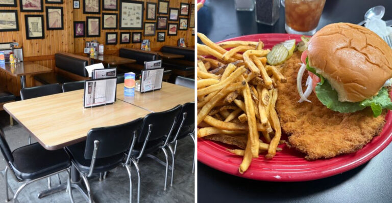 The Breaded Tenderloin At This Tiny Indiana Diner Keeps Cars Coming
