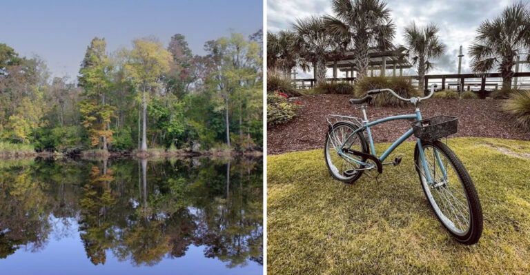 The North Carolina Beach Town Where The Locals Prefer Two Wheels, Pedals, And A Seat
