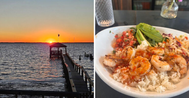 The Shrimp And The View Are Both Fighting For Your Attention In This North Carolina Coastal Spot