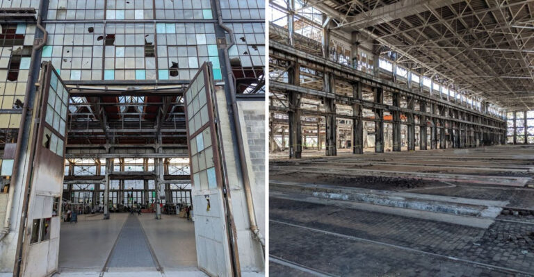 This Abandoned New Mexico Rail Yard Is Now A Breathtaking Cathedral Of Industry And Art