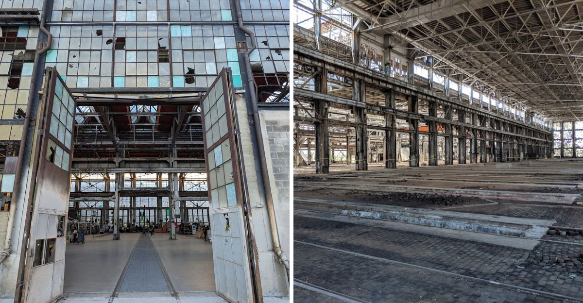 This Abandoned New Mexico Rail Yard Is Now A Breathtaking Cathedral Of Industry And Art
