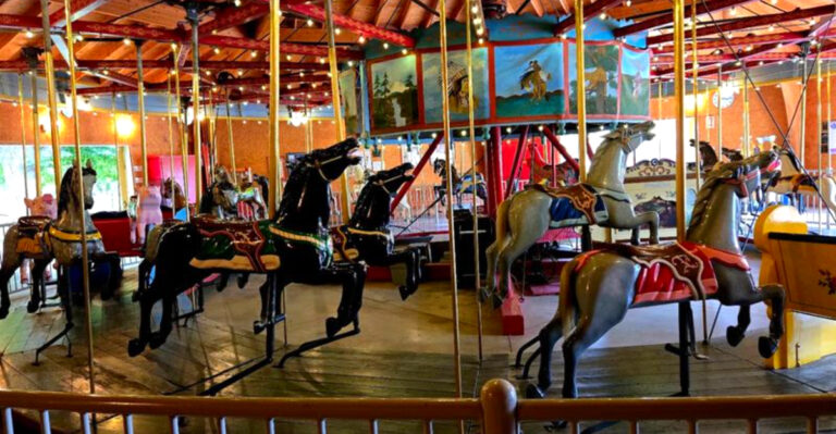 This Beautiful Iowa Carousel Is A Rare American Treasure Still Spinning Today