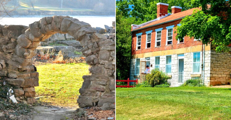 This Charming Riverside Village In Iowa Feels Like The Most Beautiful Step Back In Time