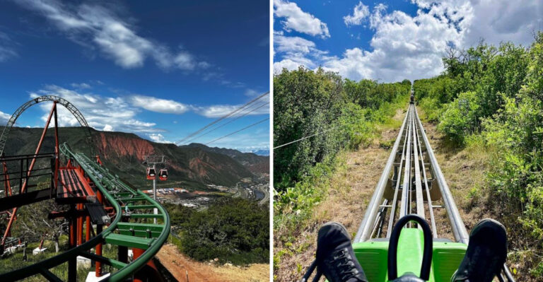 This Colorado Alpine Coaster Makes You The Brakes And The Gas On Rocky Mountain Terrain