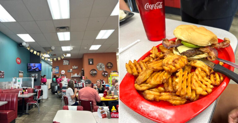 This Colorful Iowa Diner Looks Like It Rolled Straight Out Of The 1950s