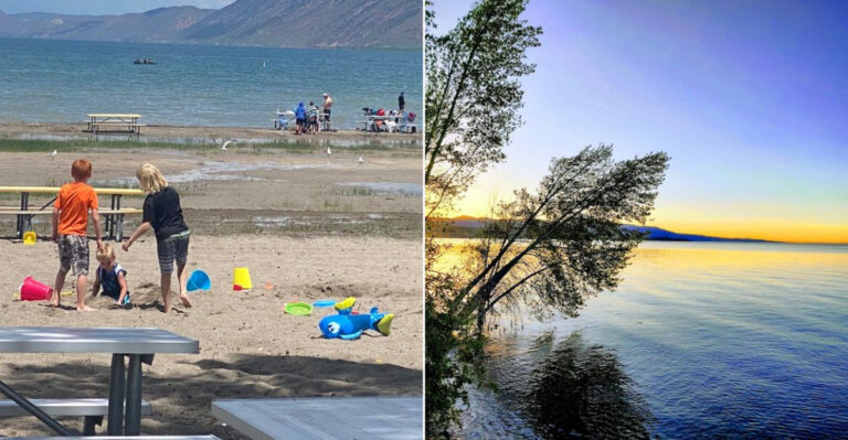 This Hidden Utah Beach Feels Like A Coastal Escape