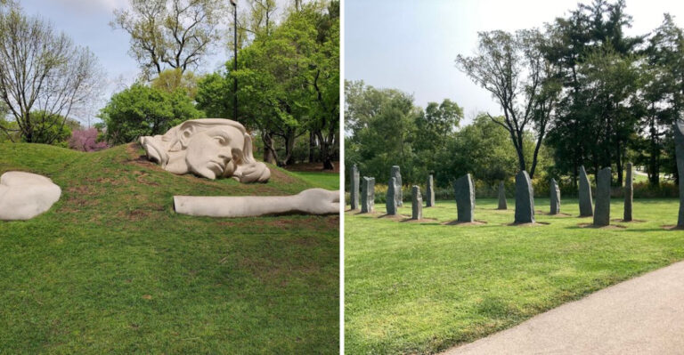 This Illinois Forest Walk Doubles As An Outdoor Art Adventure