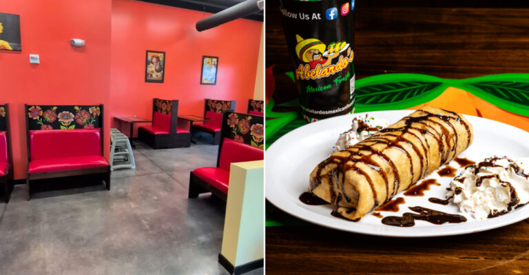 This Iowa Mexican Restaurant Serves The Cheesecake Chimichanga Dessert Lovers Need To Know About