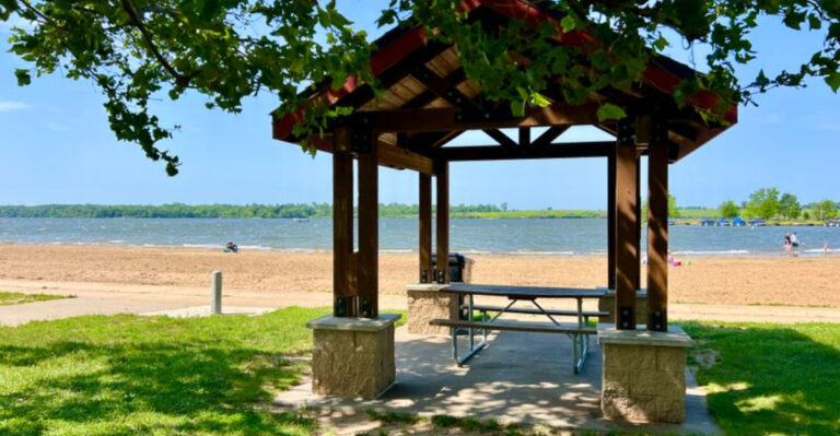 This Iowa State Park Has The Largest Beach In The State Park System, And Summer Is Its Time To Shine