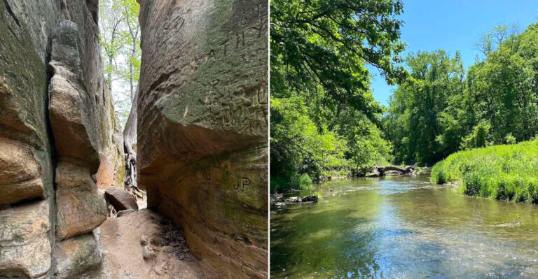 This Iowa Trail Is A Beautiful Little Escape With Cliffs, Creeks, And Woodland Wonder
