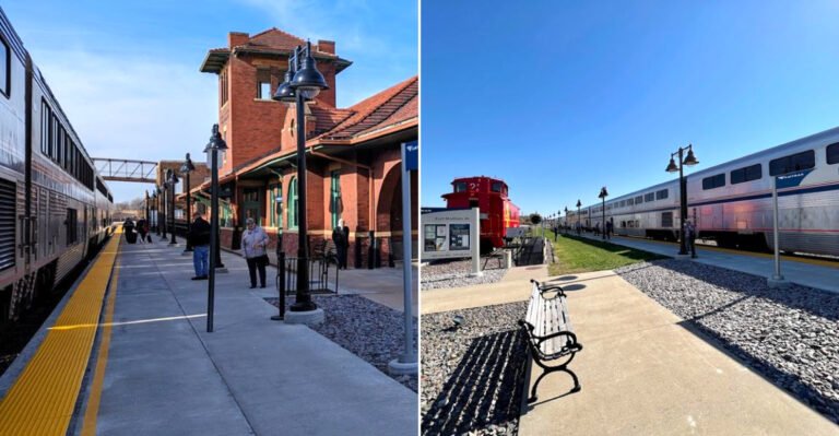 This Iowa Train Depot Keeps The Romance Of Classic Rail Travel Rolling