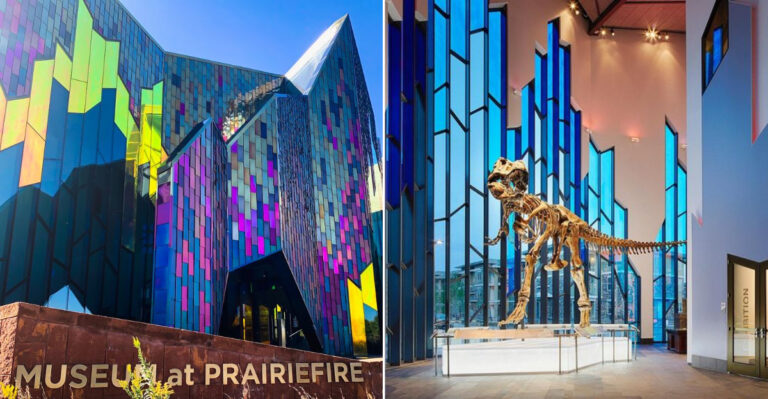 This Kansas Architectural Wonder Glows With Rainbow Glass That Changes Color As The Light Changes