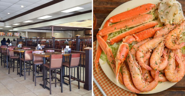 This Massive Alabama Seafood Platter Arrives With Its Own Paper Towel Strategy