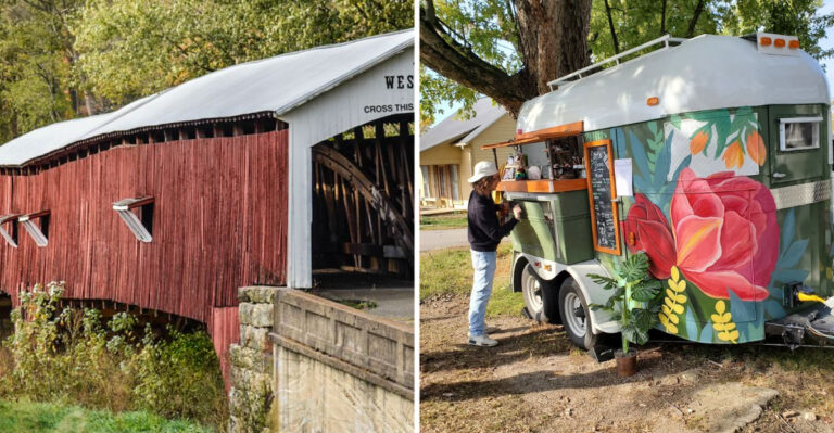 This Massive Indiana Covered Bridge Festival Has Visitors Booking Months In Advance