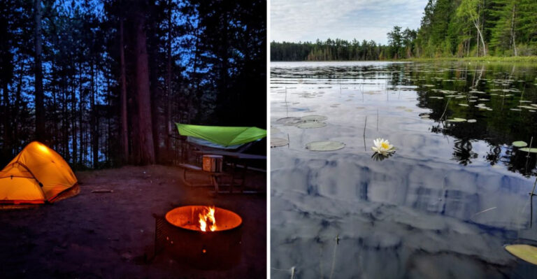 This Michigan Fishing Lake Is Made For Campfires And Quiet Weekends