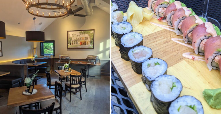 This Modern Pennsylvania Restaurant Puts Sushi At The Center Of The Table