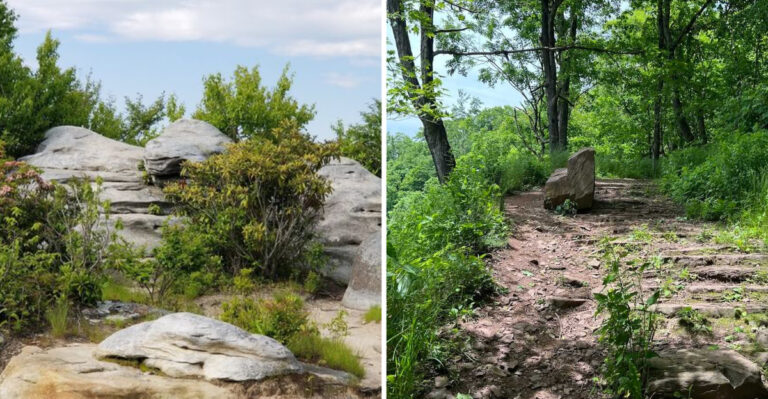 This Virginia Trail Winds Through Massive Sandstone Crevices And Cave-Like Passages
