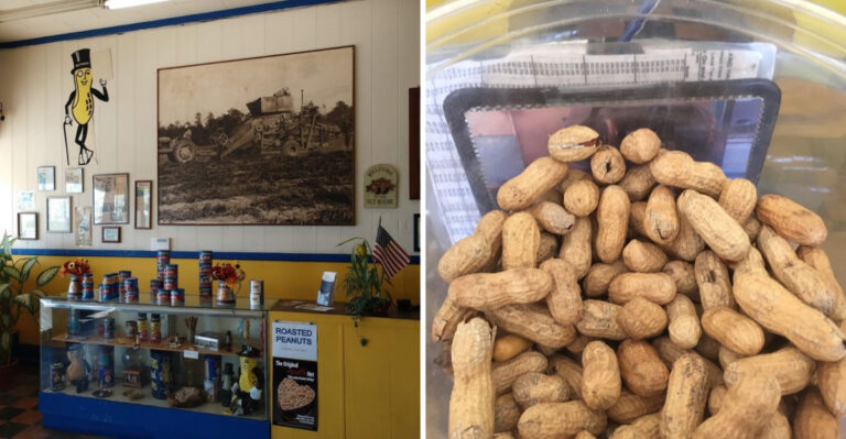 Virginia Locals Know This Historic Peanut Shop By Its Irresistible Roasted Aroma