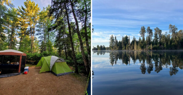 This Underrated Minnesota Fishing Lake Pairs Quiet Waters With Scenic Camping